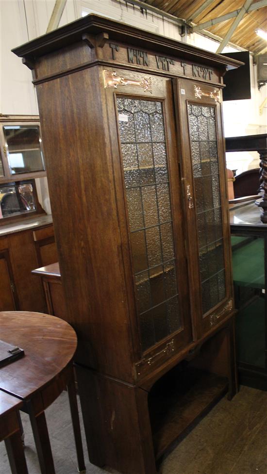 Art Nouveau glazed cabinet